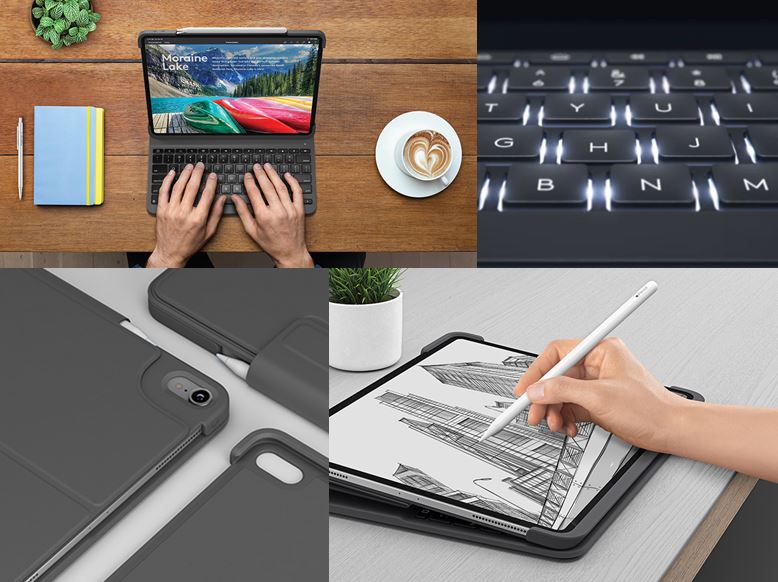 Logitech Slim Folio Backlit Keyboard Case Cellular Accessories For Less